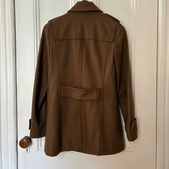 Burberry Brit Double Breasted Pea wool Coat - 4 - Picture 5 of 16